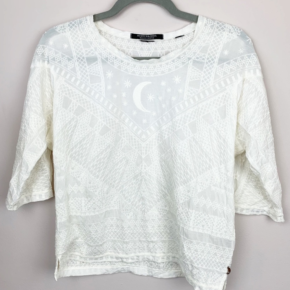 Scotch & Soda Embroidered Blouse